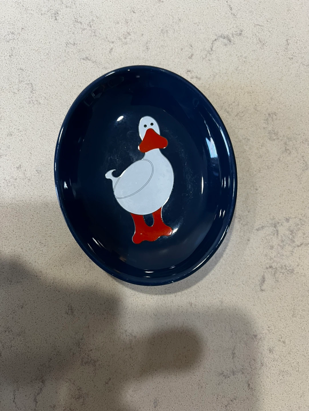 Saru Knight Ltd Japan Blue Duck Soap Dish