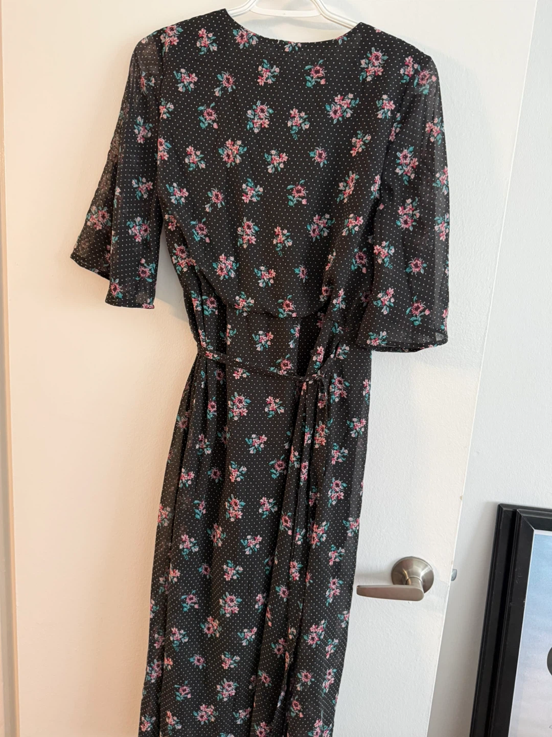 En Creme Women's Floral Wrap Dress Size S - photo 3