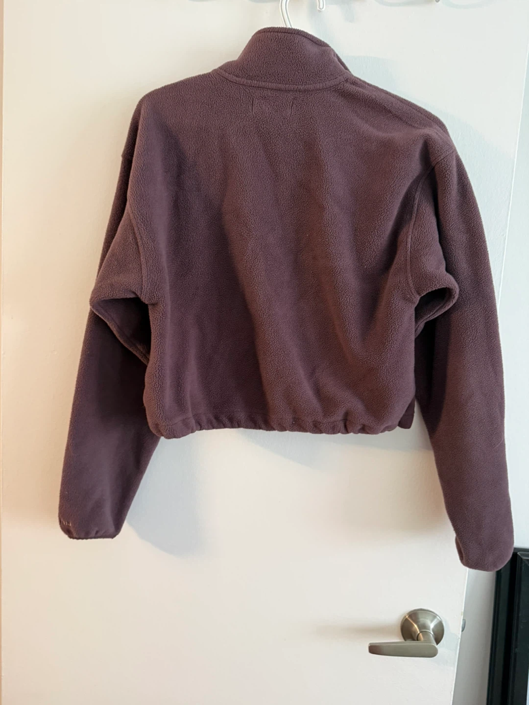 Tna Fleece Cropped Pullover Sweater Size S - photo 2