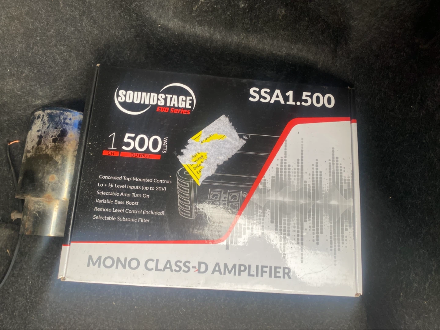 Brand new subwoofer, amp and aftermarket sub box - photo 4