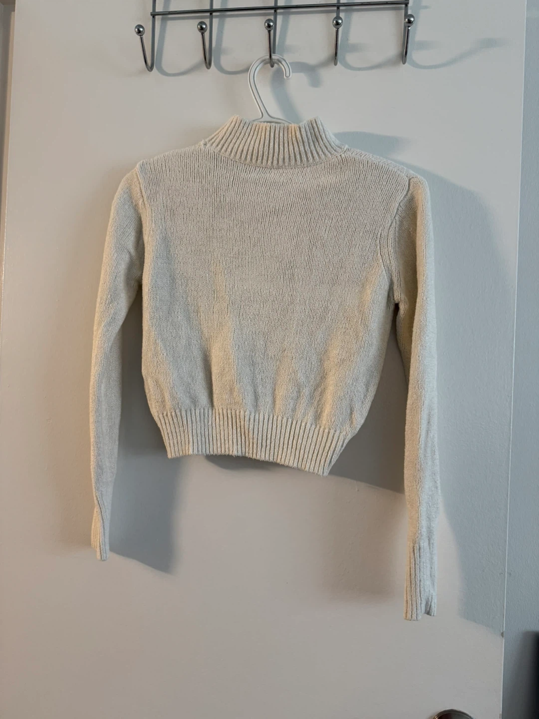 Wilfred Cream Mock Neck Sweater - photo 2