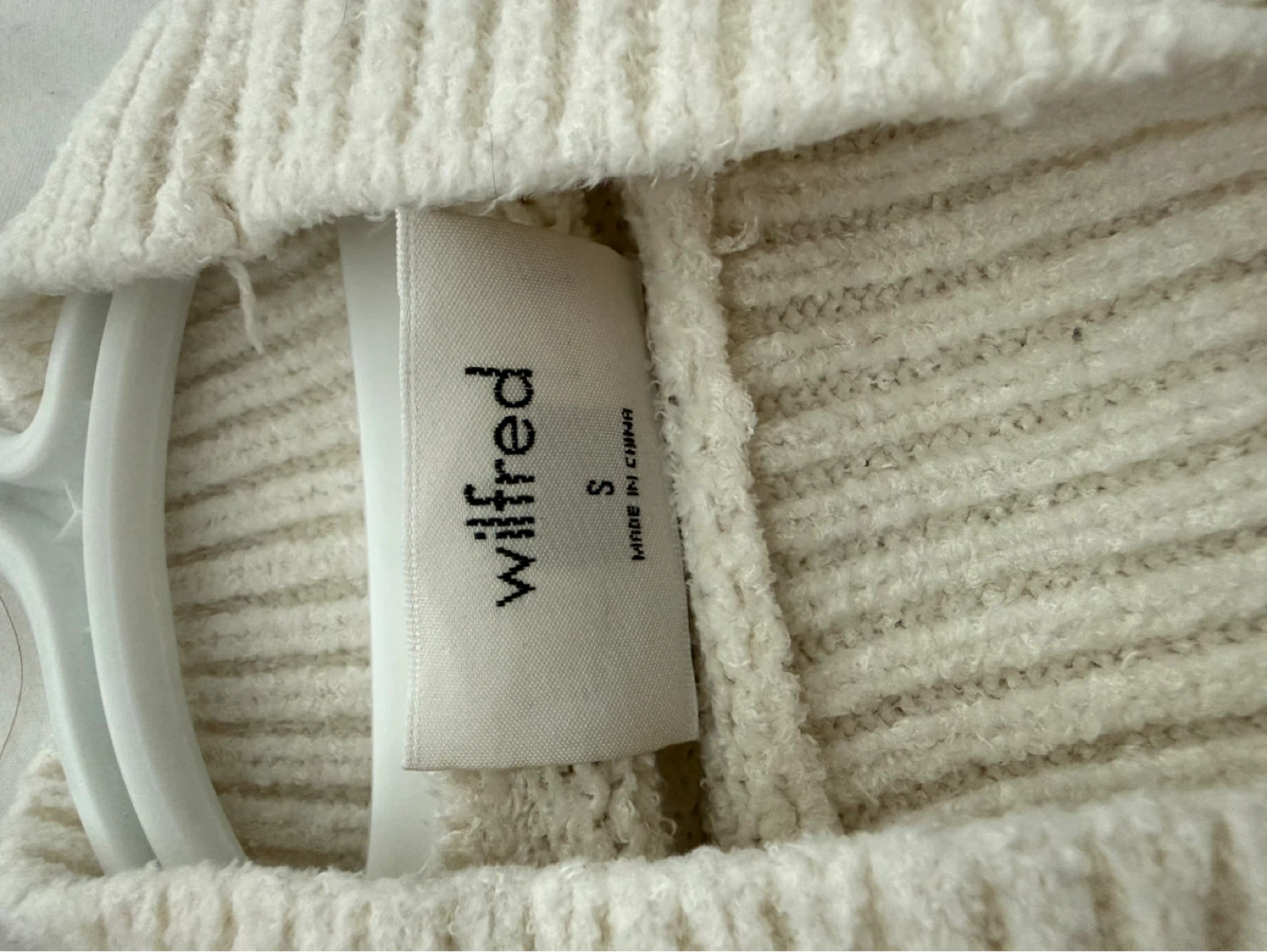 Wilfred Cream Mock Neck Sweater - photo 3