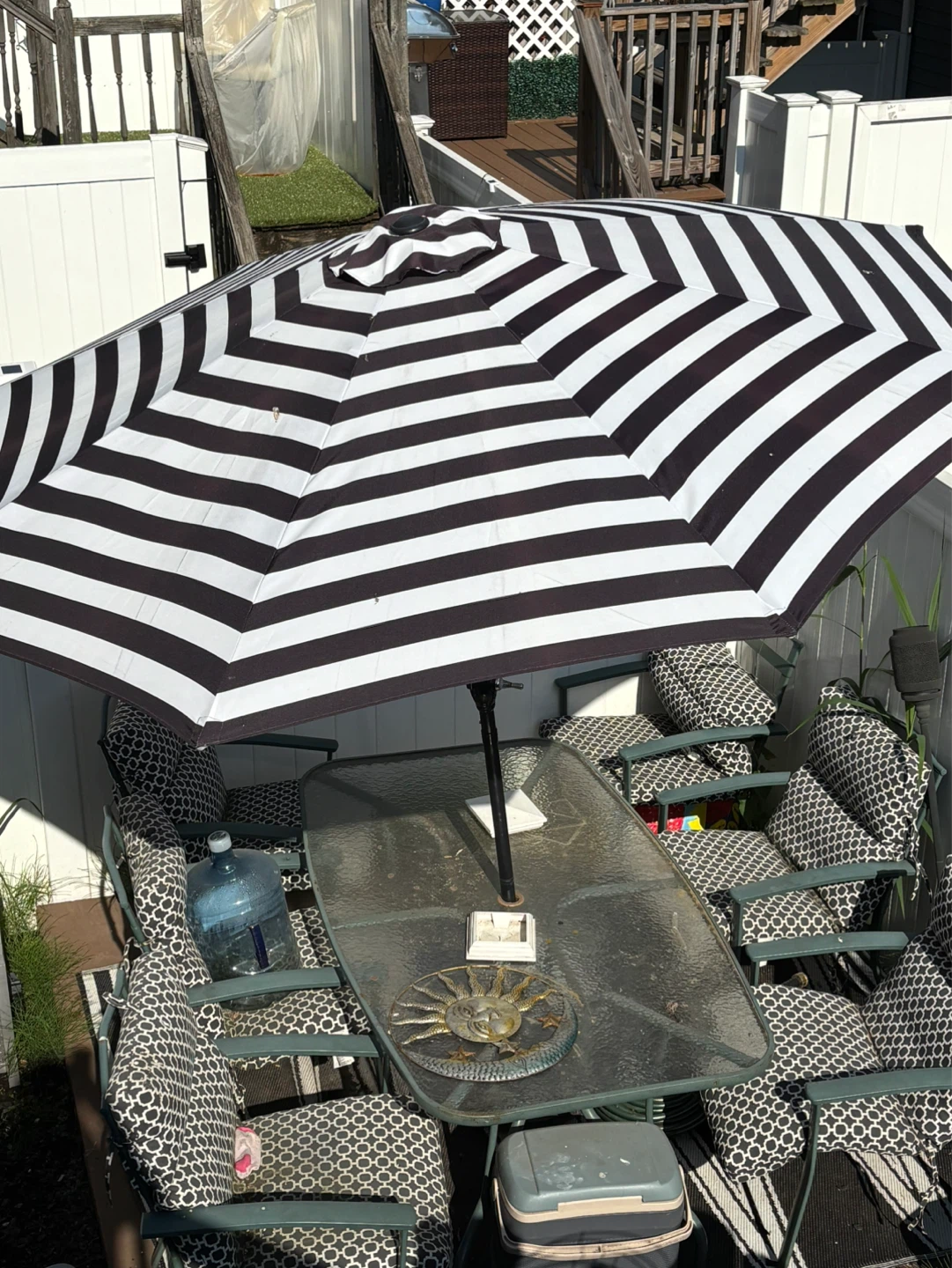 Outdoor Patio Dining Set with Umbrella - photo 2