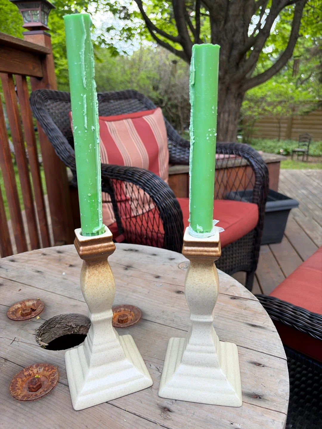 Vintage Mikasa Japan Candlestick Holders (Pair) - photo 5