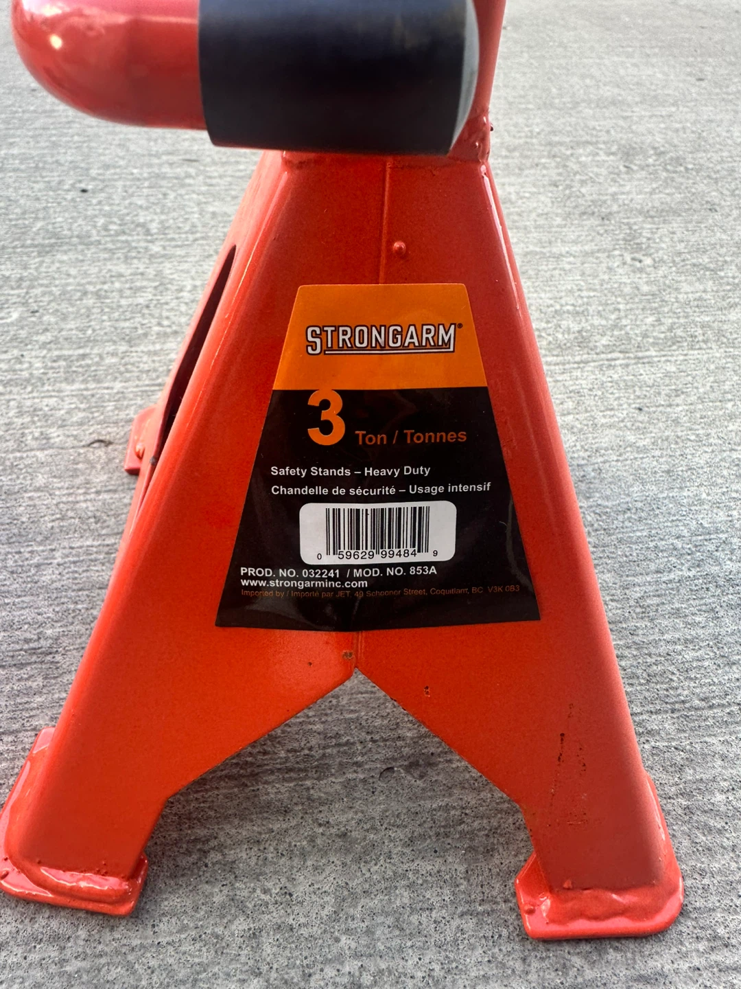 Strongarm 3 Ton Jack Stands (Pair)