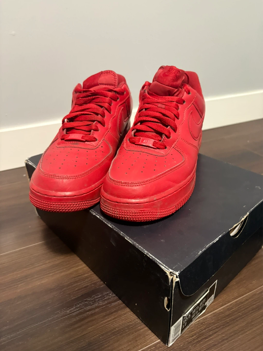 Nike Air Force 1 Red Sneakers