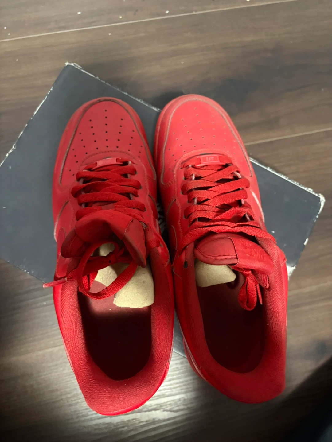 Nike Air Force 1 Red Sneakers - photo 5