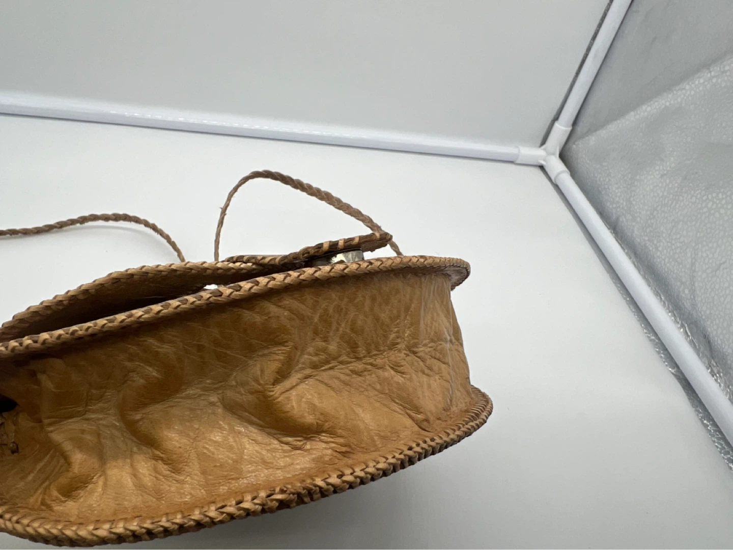 NEW HANDMADE Real Snakeskin Leather Bohemian Crossbody Bag - photo 5