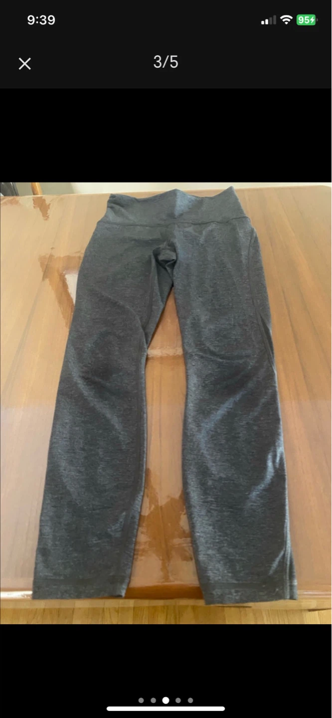 Lululemon Grey Melange leggings size 6 - photo 3