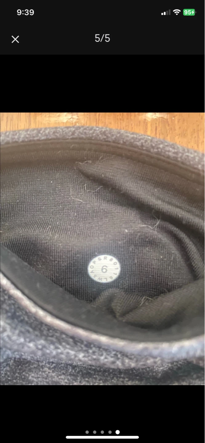 Lululemon Grey Melange leggings size 6 - photo 5