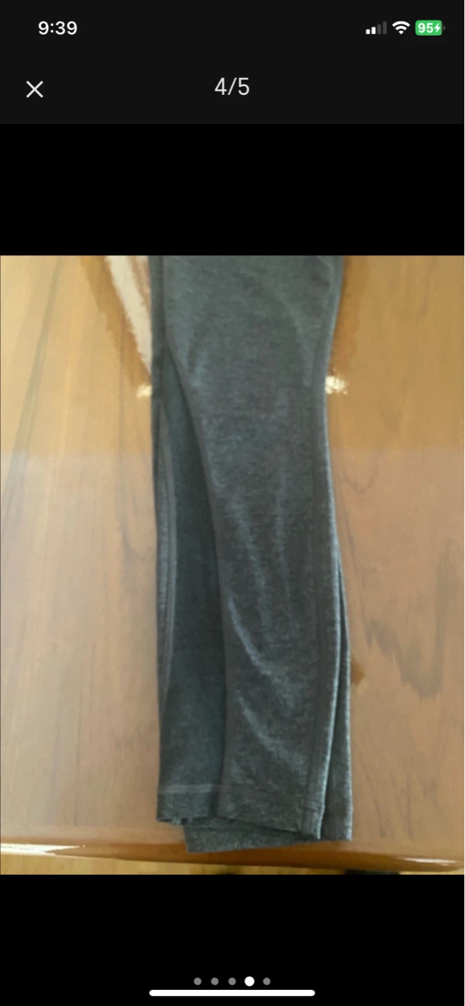 Lululemon Grey Melange leggings size 6 - photo 4
