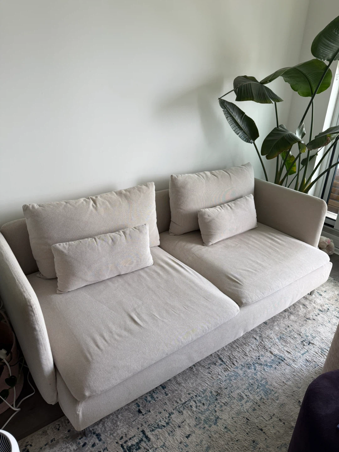 Beige sofa IKEA