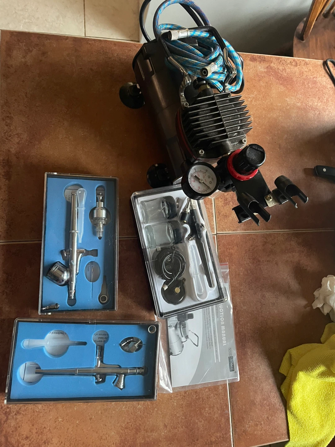 VIVO HOME Airbrush Compressor Kit with 2 Airbrushes