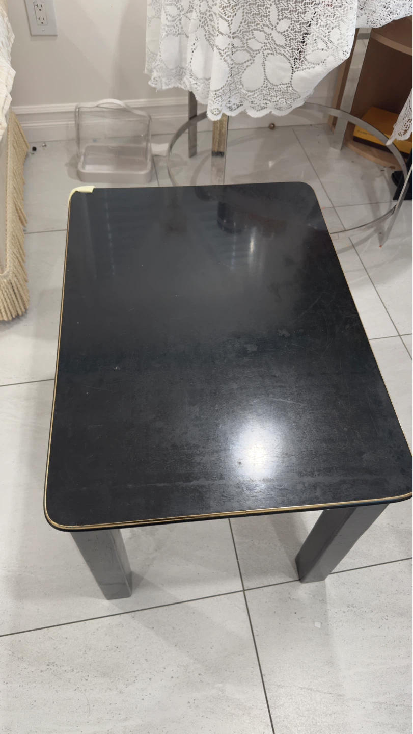 Black Side Table