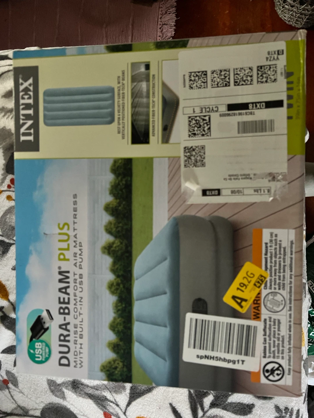 Air Mattress with Built-in USB Pump (Twin) - photo 4