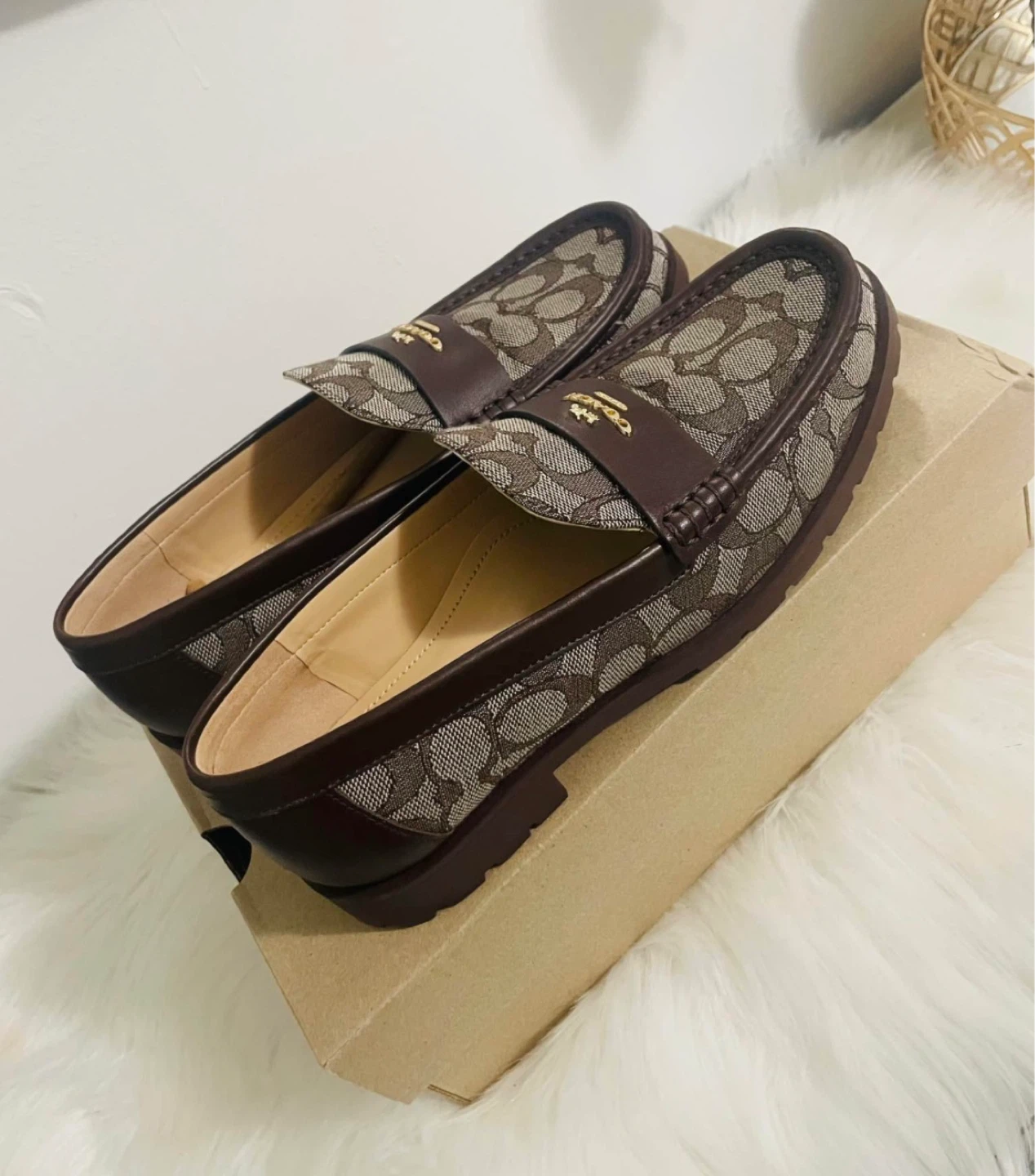 Coach Maple Loafers Size 8