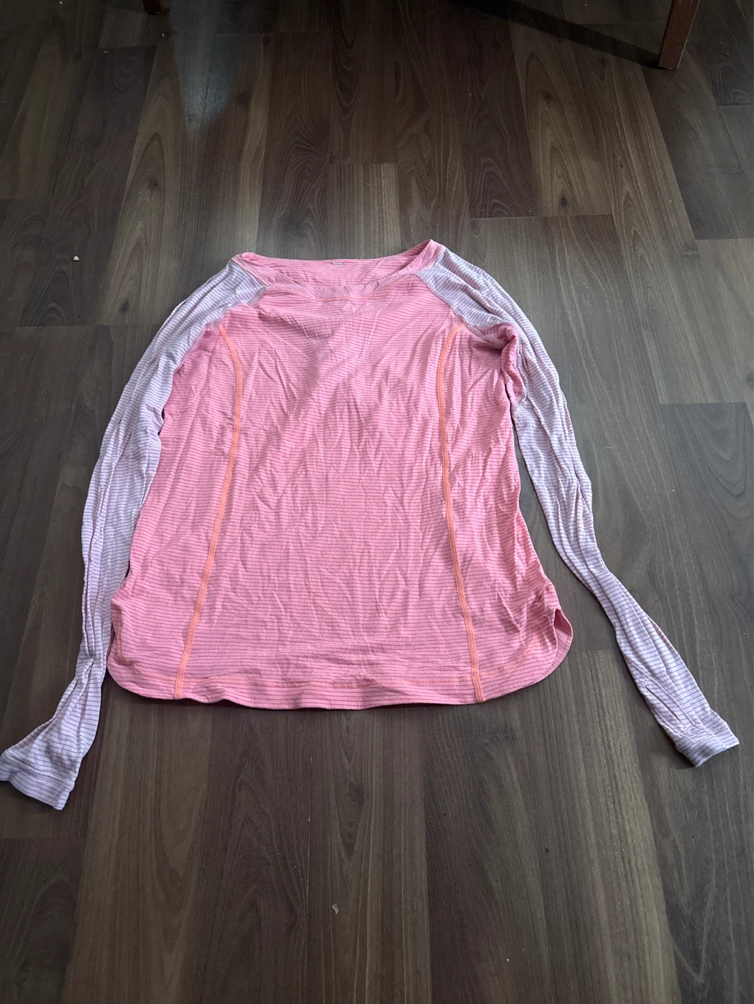 Lululemon striped long sleeve top