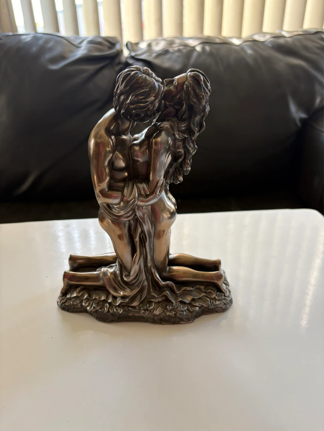 Bronze Finish Lovers Figurine