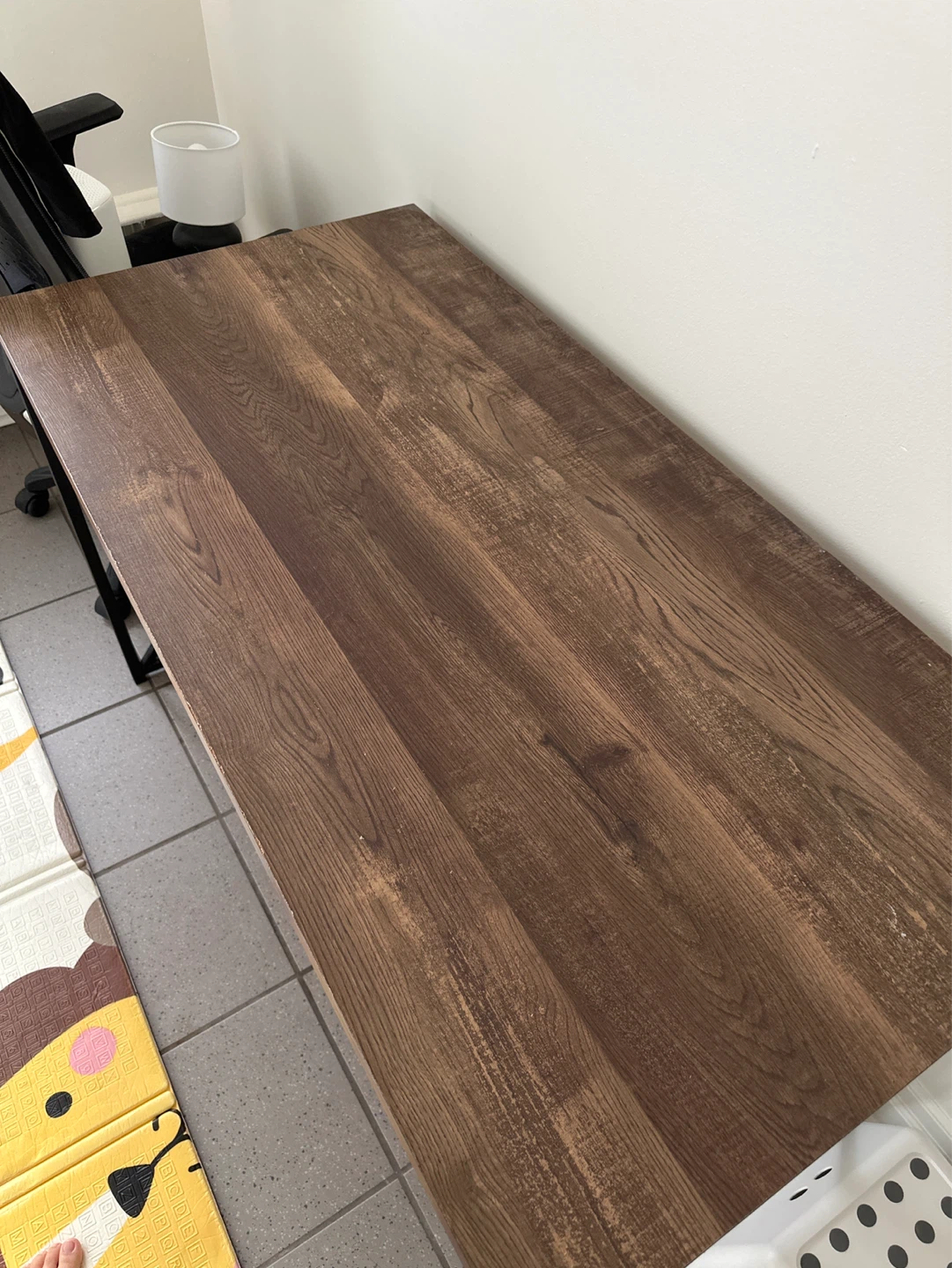 Wood Top Desk with Metal frame - photo 2