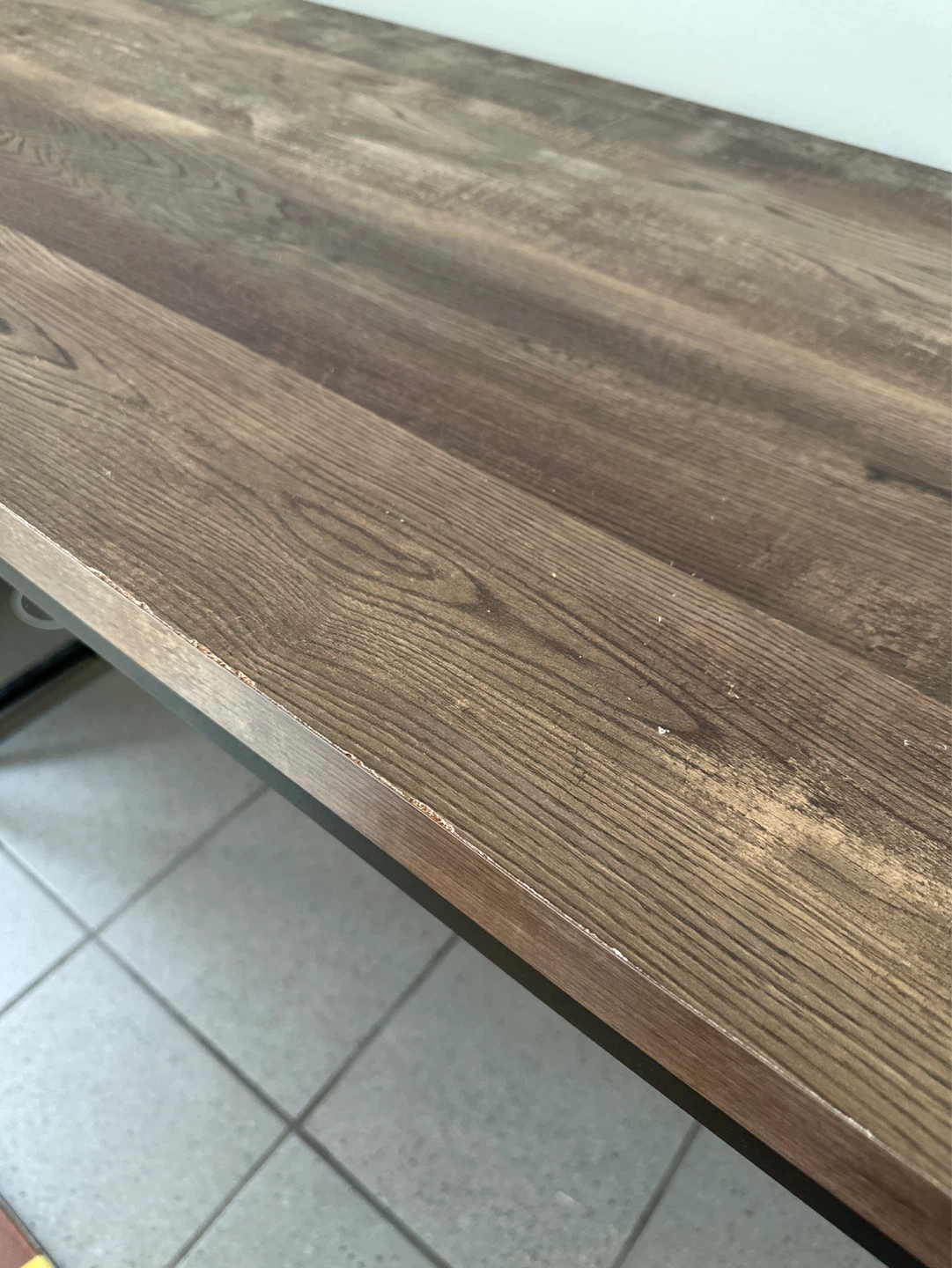 Wood Top Desk with Metal frame - photo 3