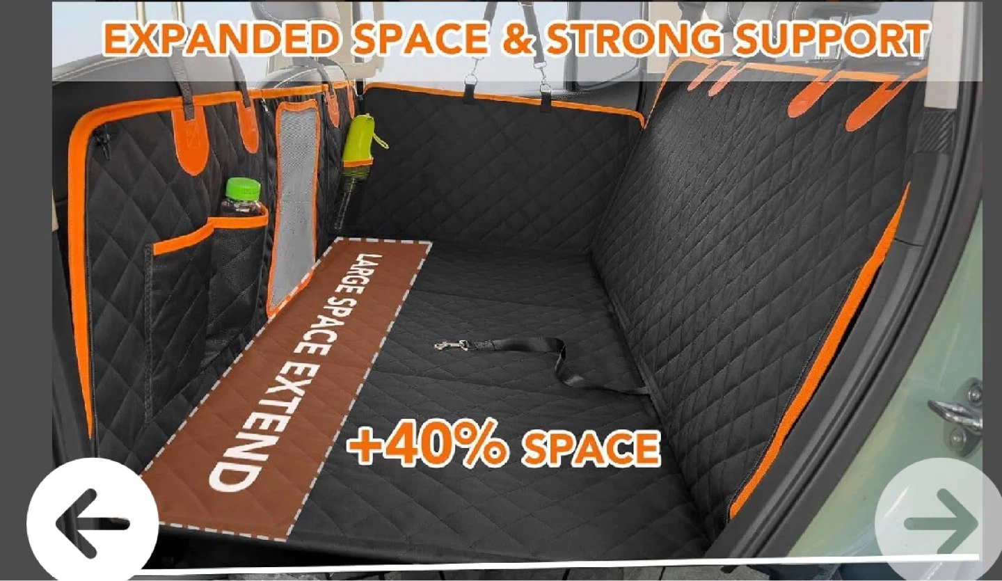 Car Back Seat Dog Hammock Cover - photo 2