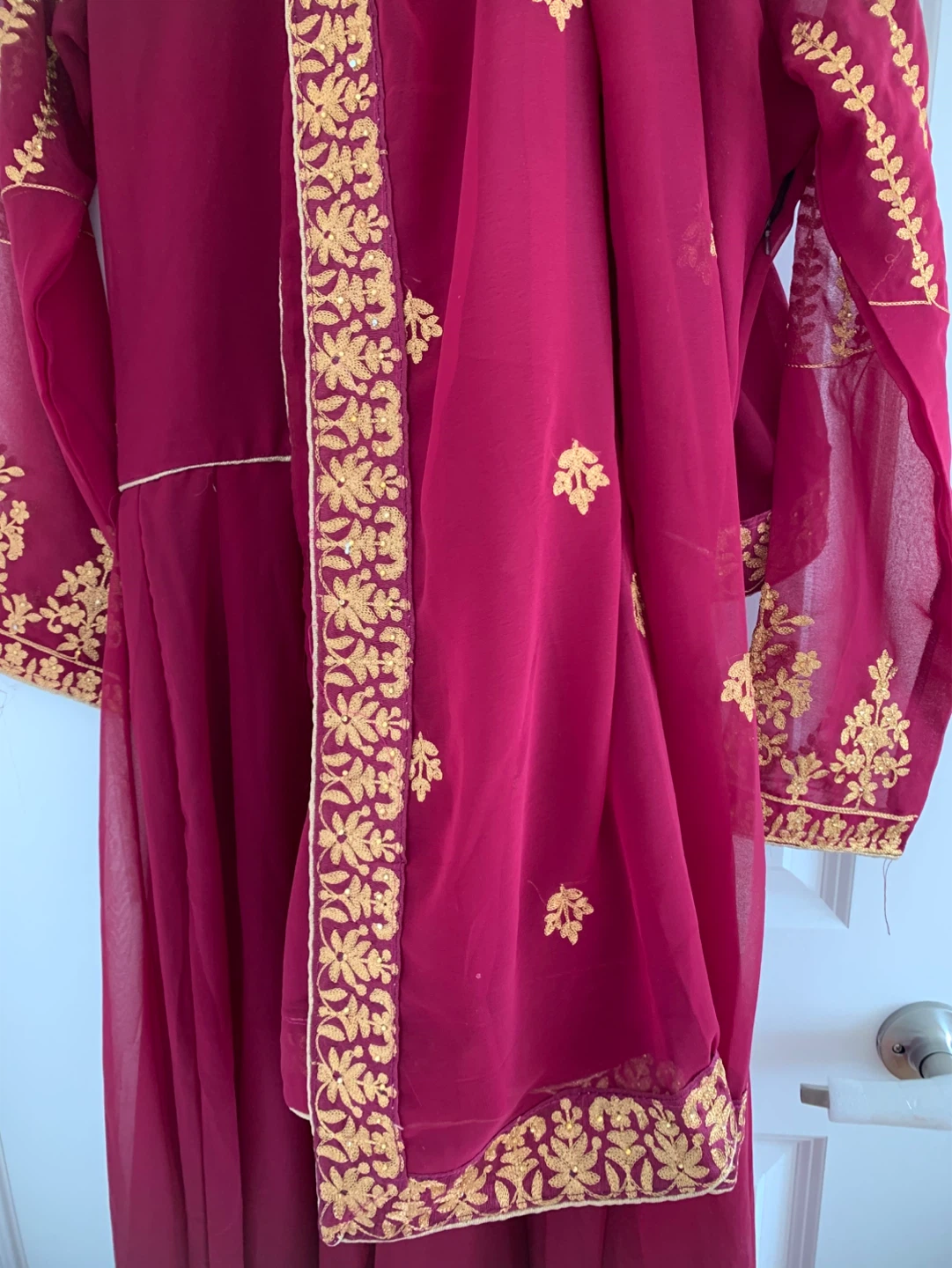 Long dress with doppata and pajama - photo 3
