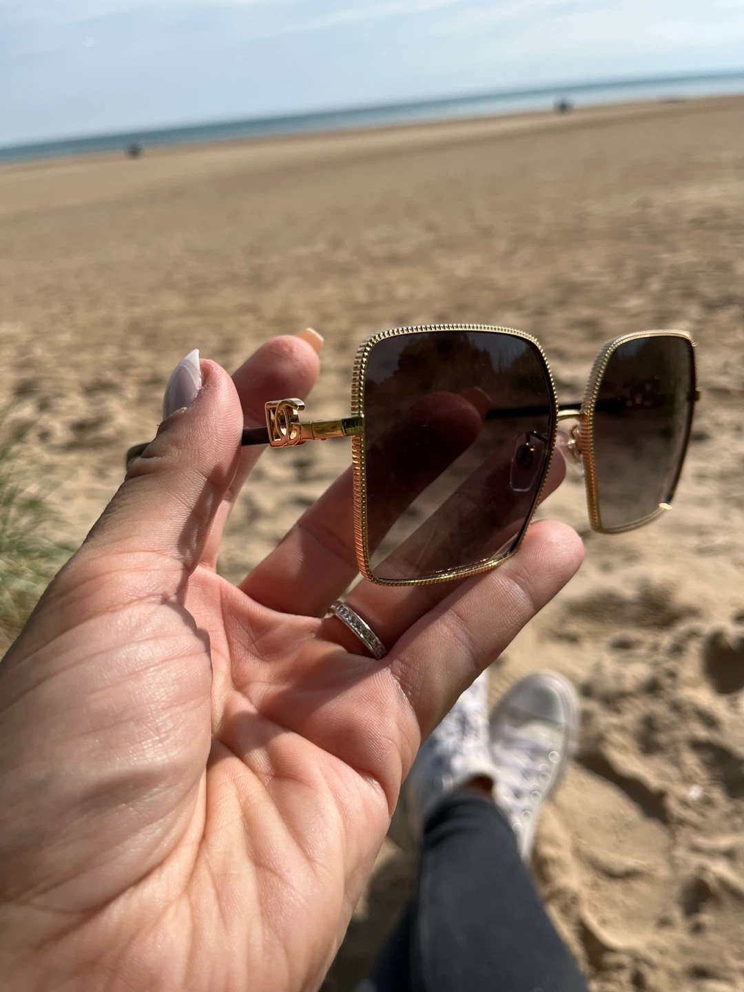 Dolce & Gabbana DG2279 Gold Square Sunglasses - photo 2