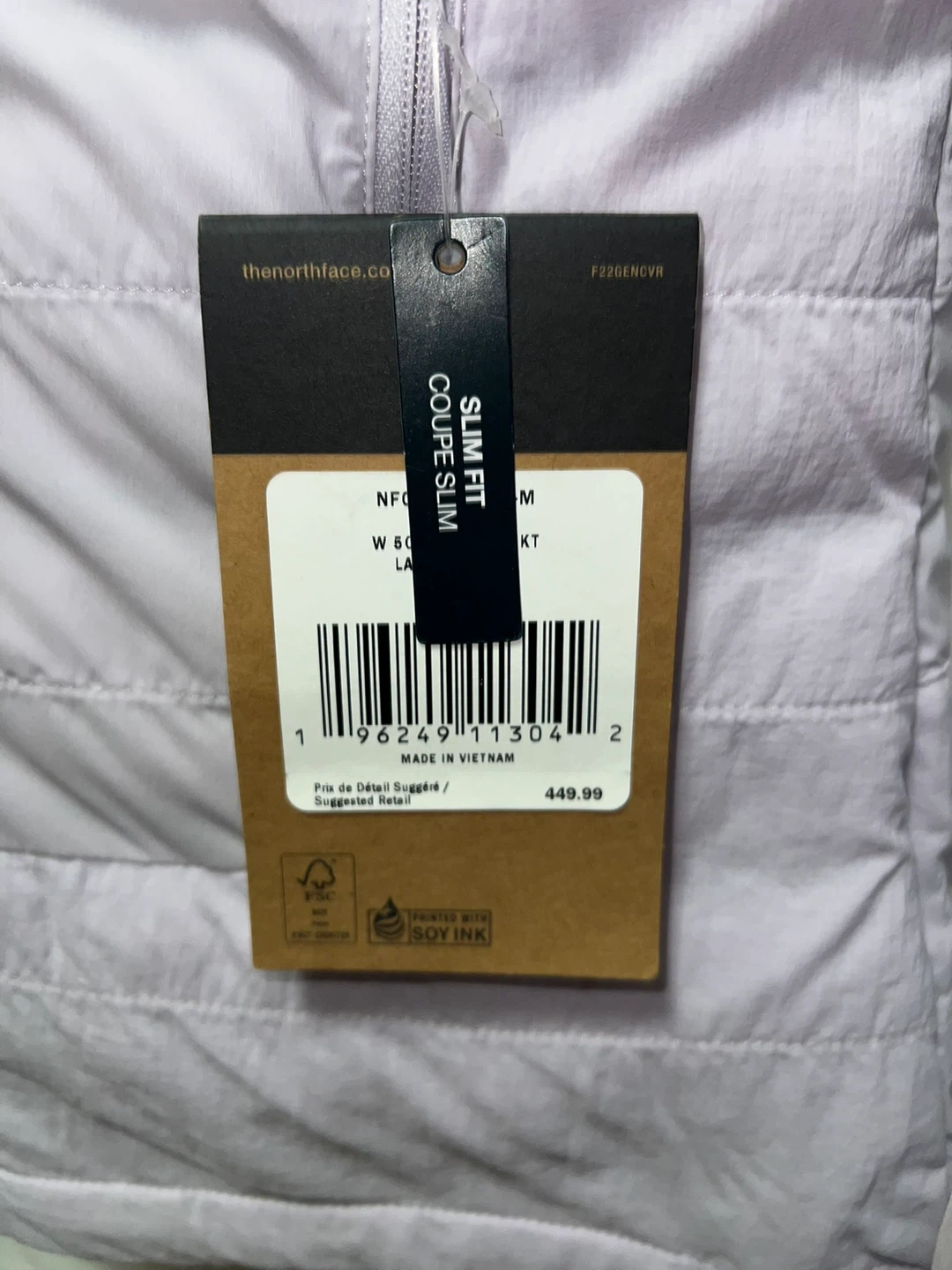 The North Face Women's Slim Fit Down Jacket - Lilac - Medium - photo 2