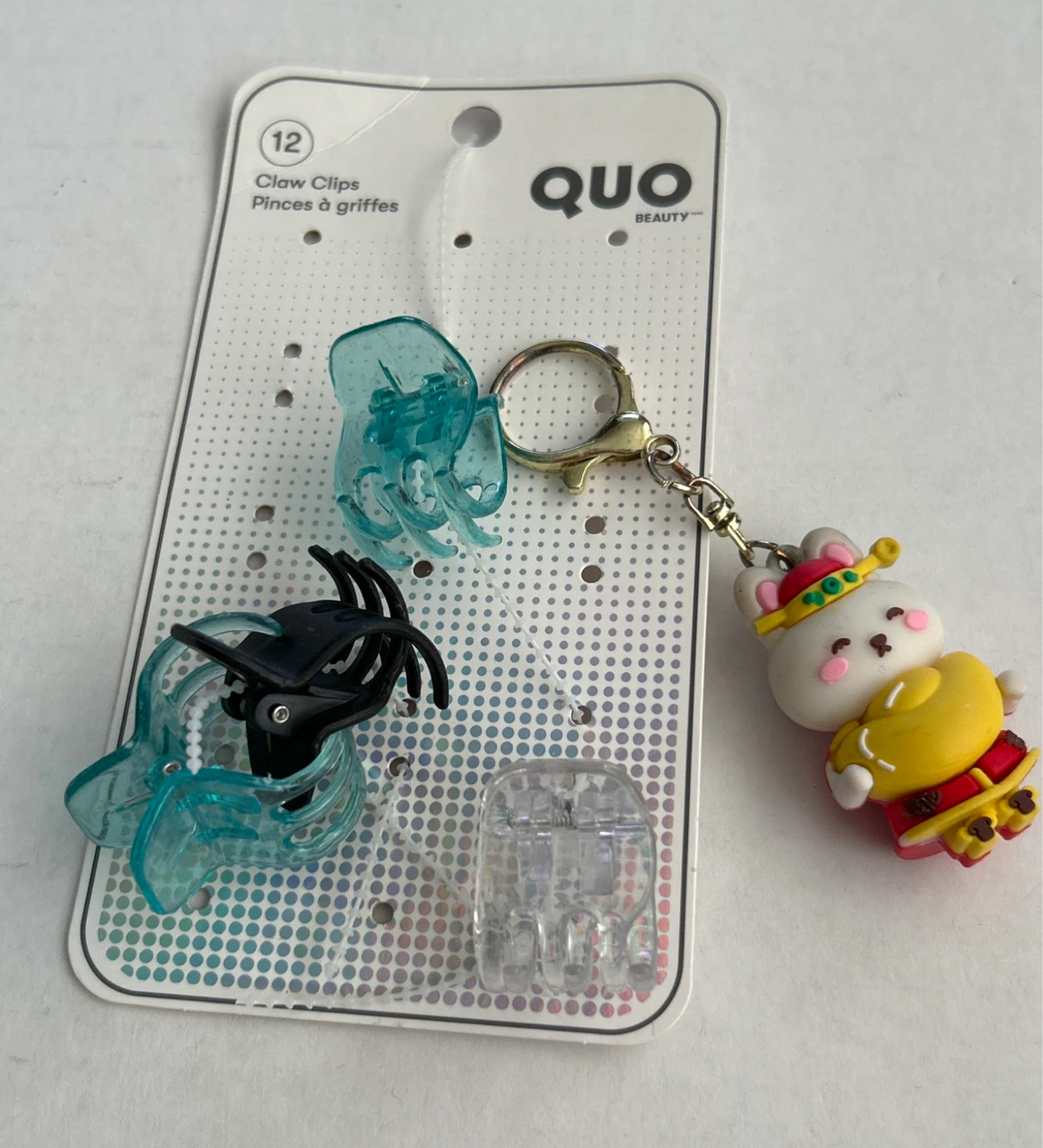 QUO Beauty Claw Clips & Keychain