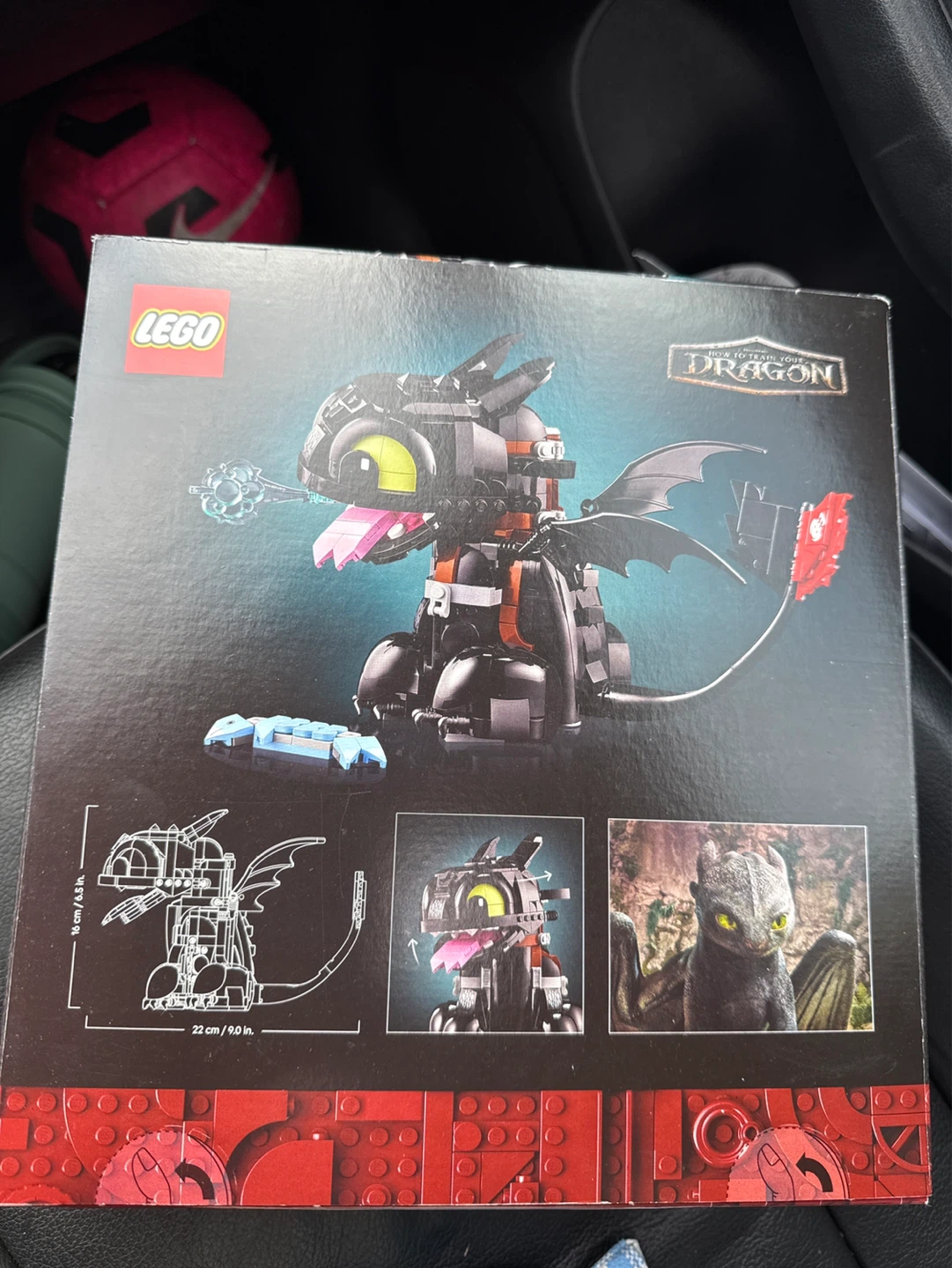 LEGO Icons Toothless Building Set - How to Train Your Dragon