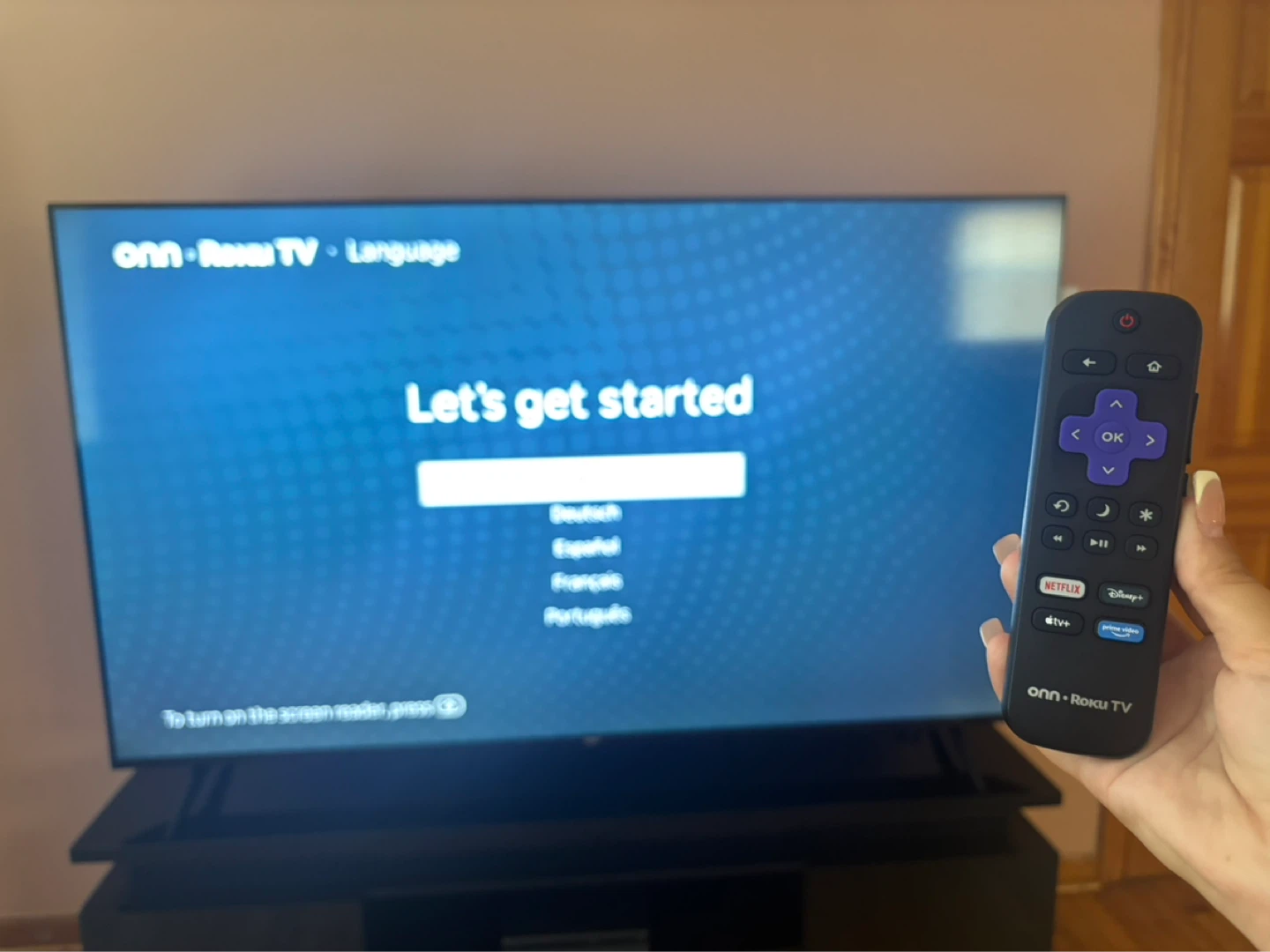 75” Onn Roku Smart TV - photo 5