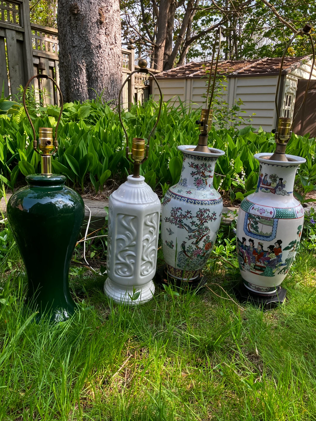 FREE - Four Decorative Table Lamps
