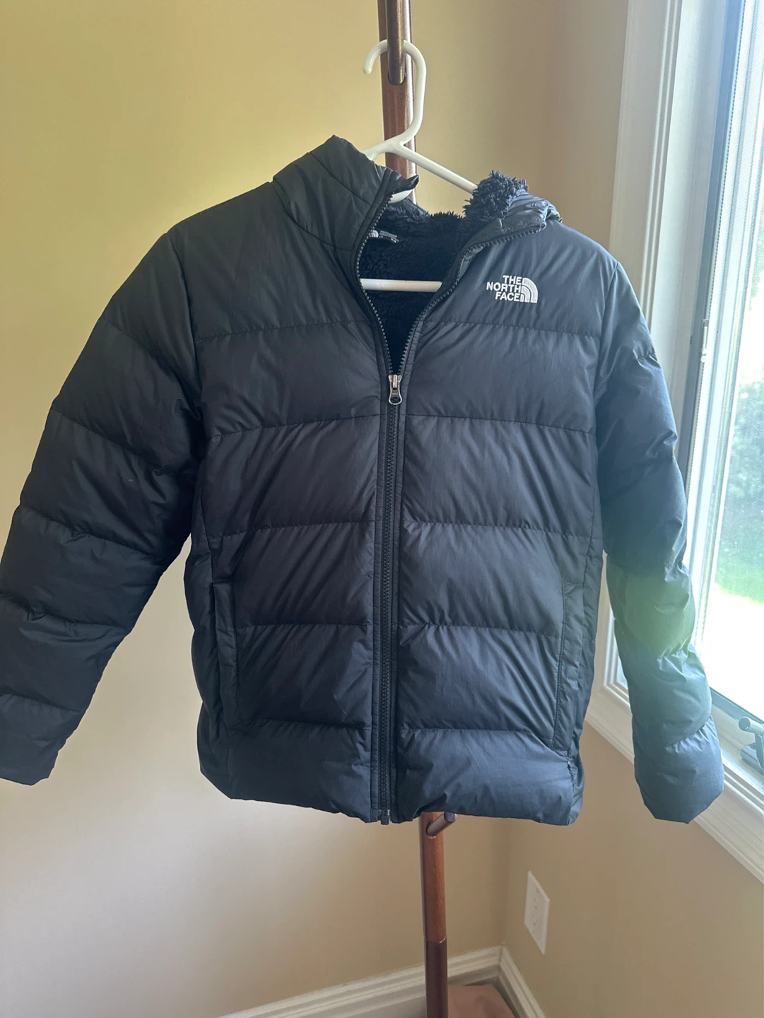 The North Face Youth Puffer Jacket L/G Black