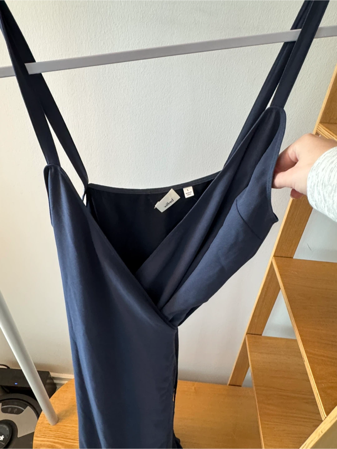 Wilfred Navy Blue Wrap Dress - photo 2