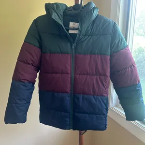 GAP Kids ColdControl Puffer Jacket XL Colorblock