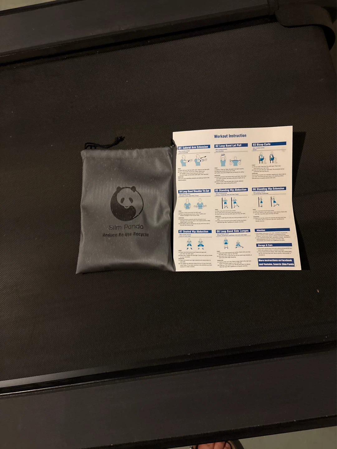 Slim Panda Resistance Bands Set with Storage Bag - photo 4