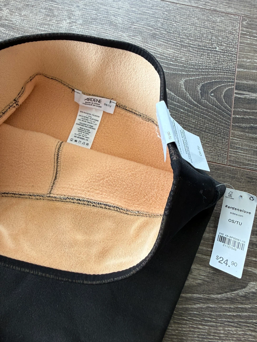 New Ardene Black Stirrup Leggings OS/TU - photo 4