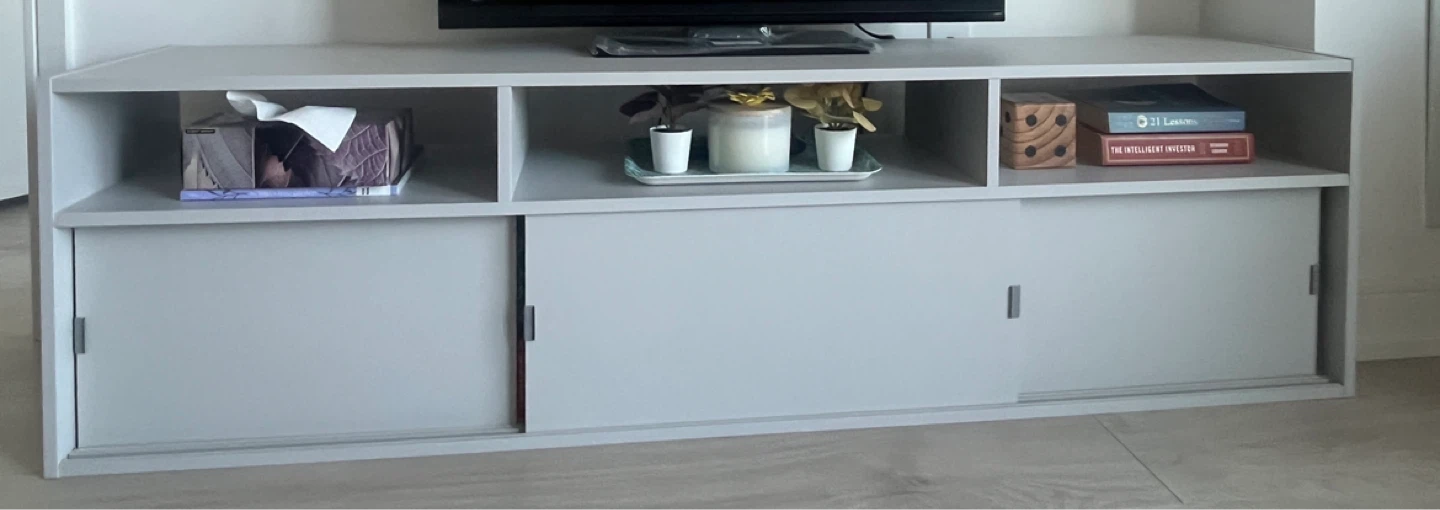 TV Unit (Media Console - Grey)
