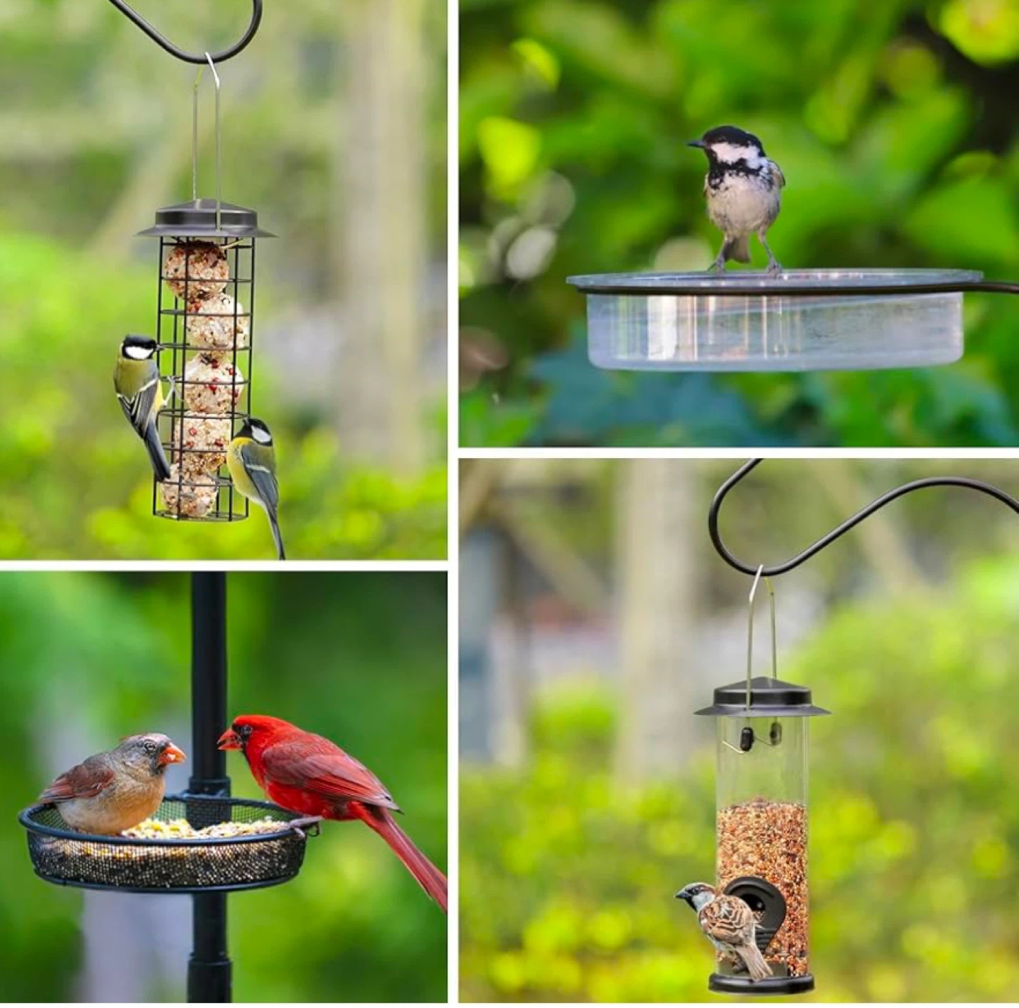 Bird Feeder Station Kit with Multiple Feeders and Accessories - photo 5