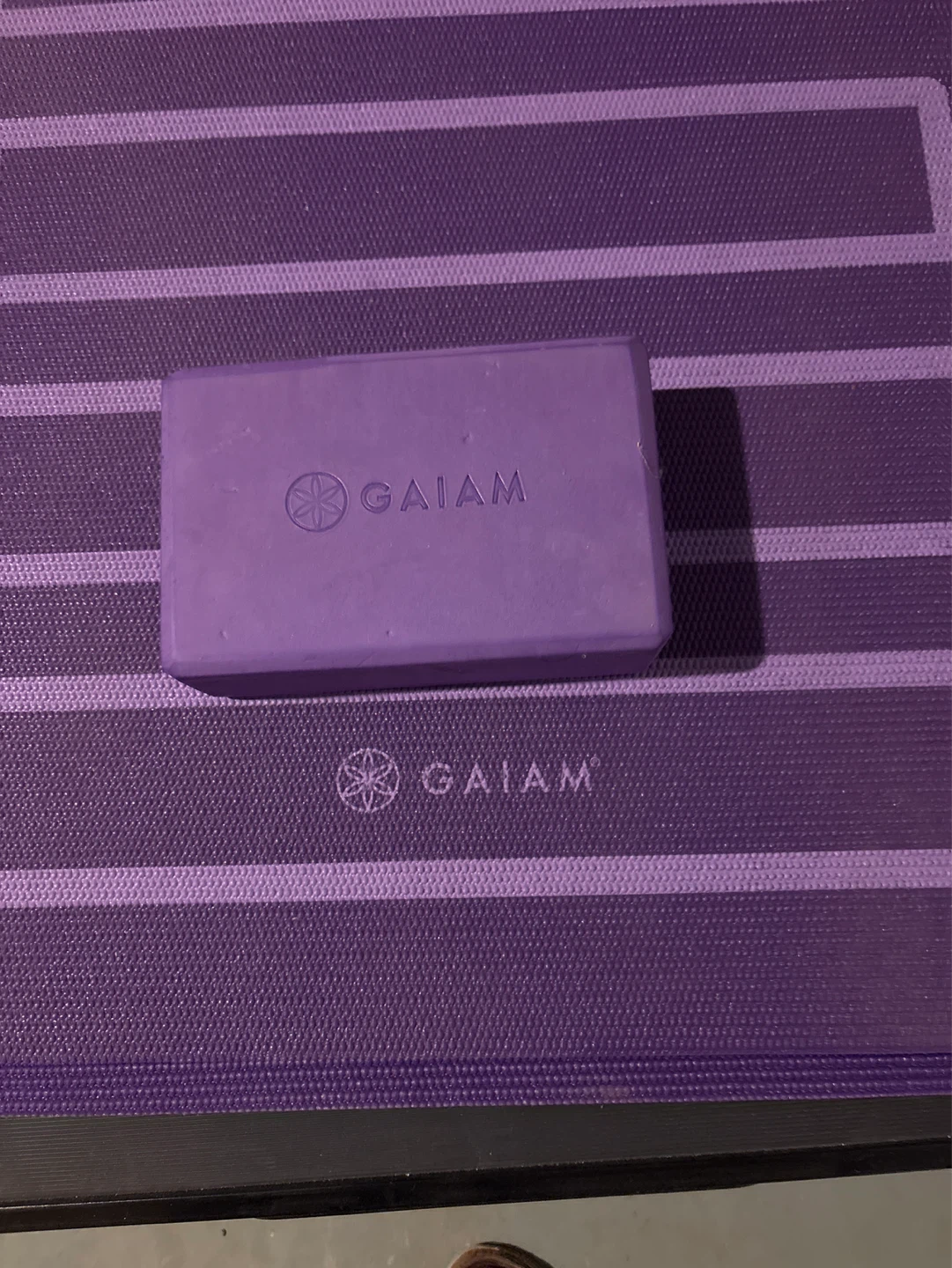 Gaiam Yoga Block & Mat