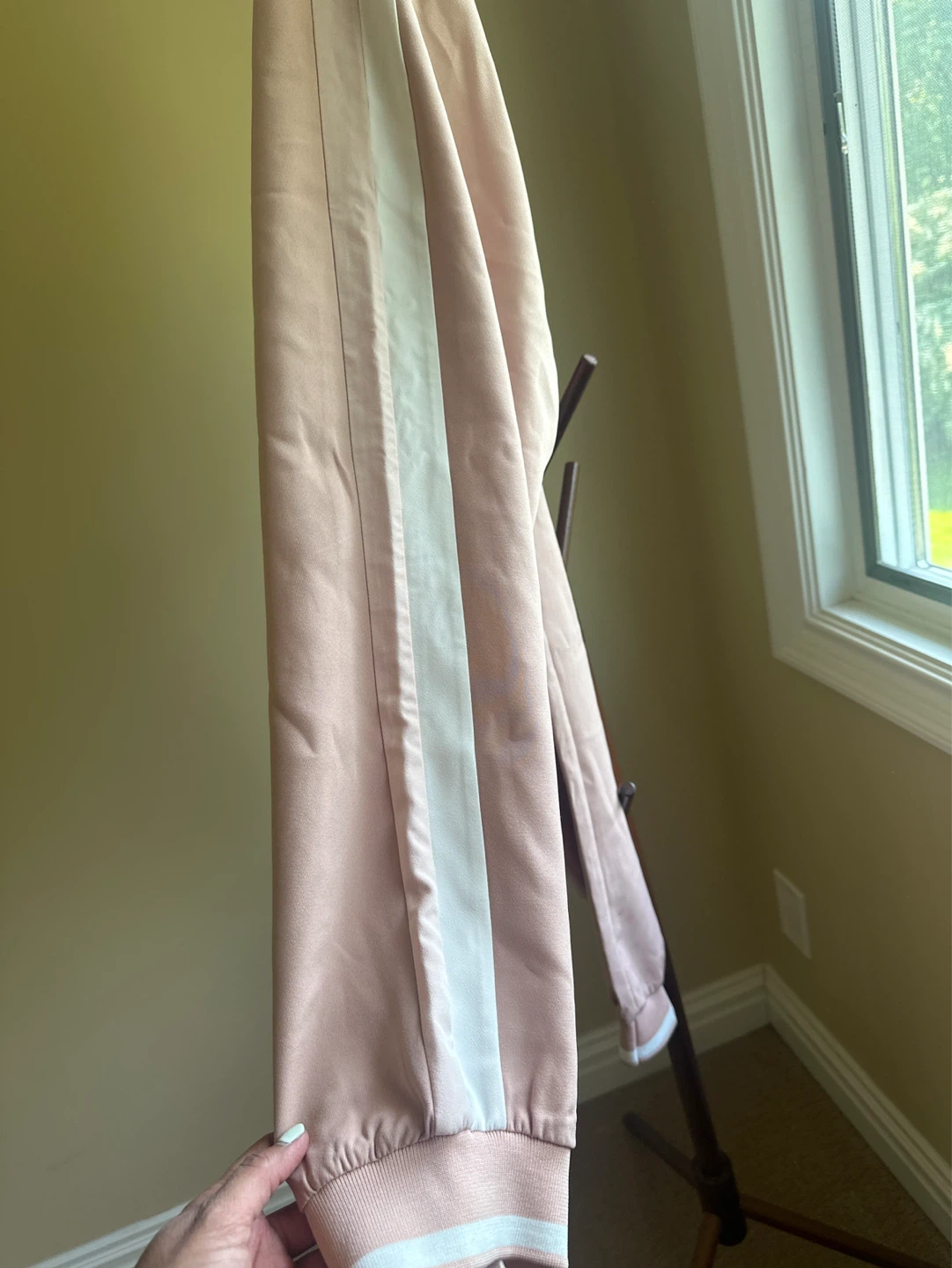 Zara Women's Pink Track Pants Size XL - photo 3