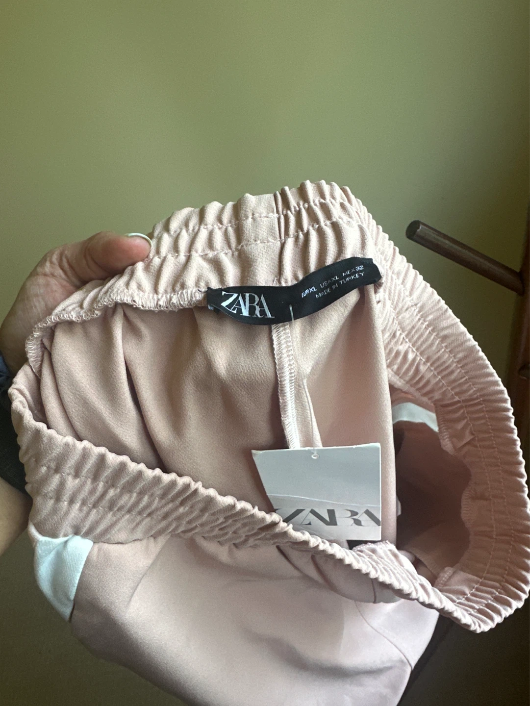 Zara Women's Pink Track Pants Size XL - photo 2