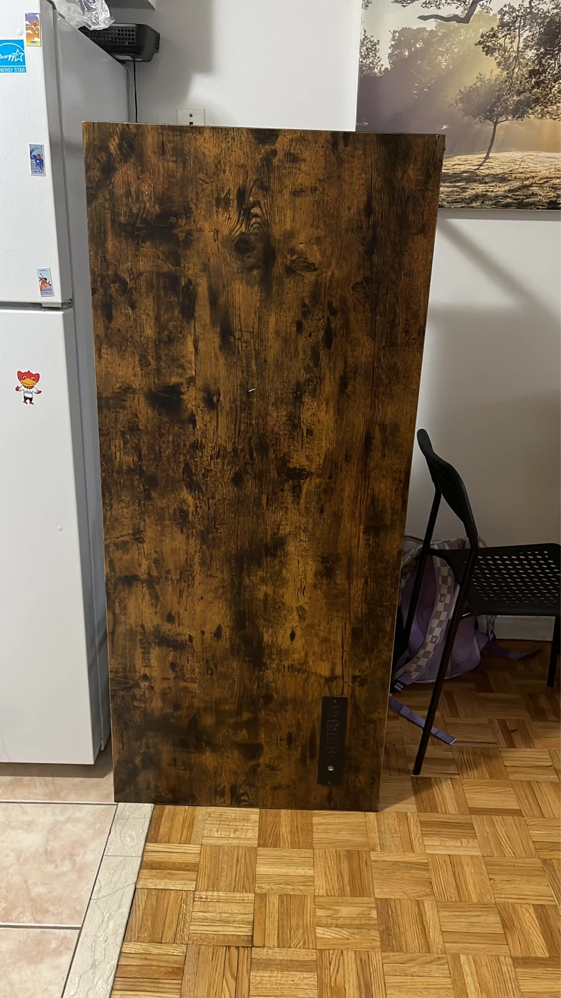 Work desk with power outlets