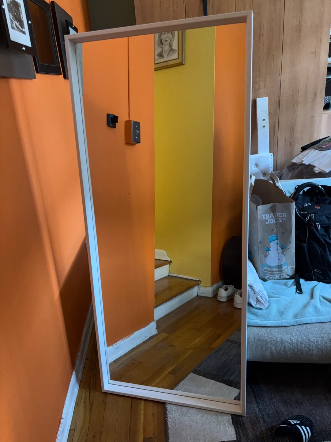 Full Length Mirror White Frame