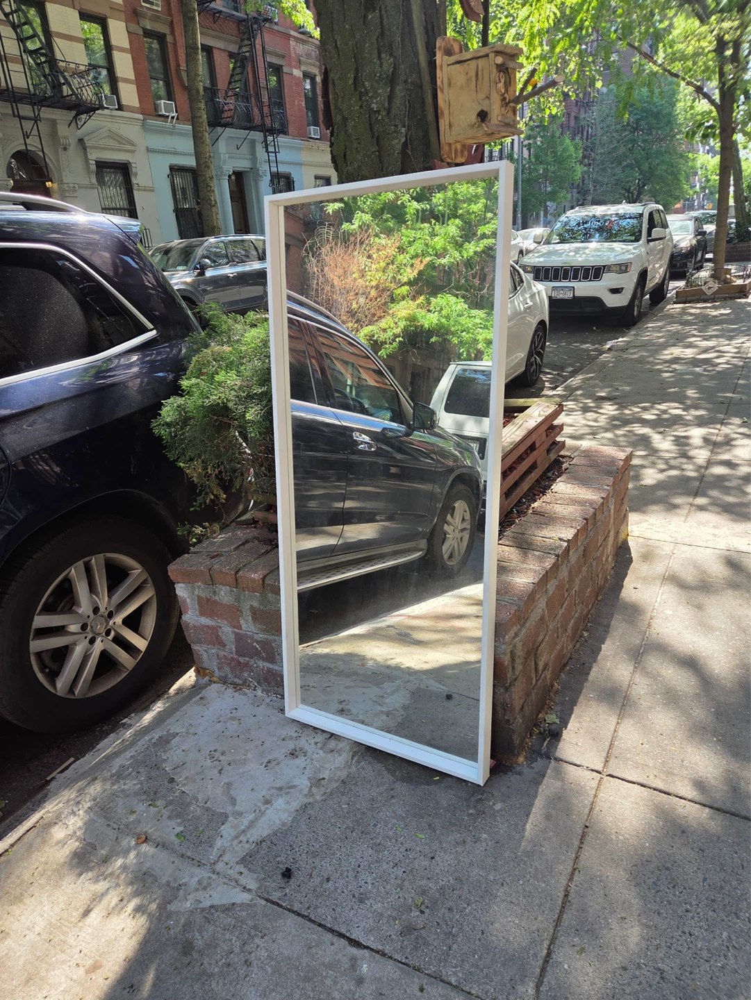 Full Length Mirror White Frame - photo 2