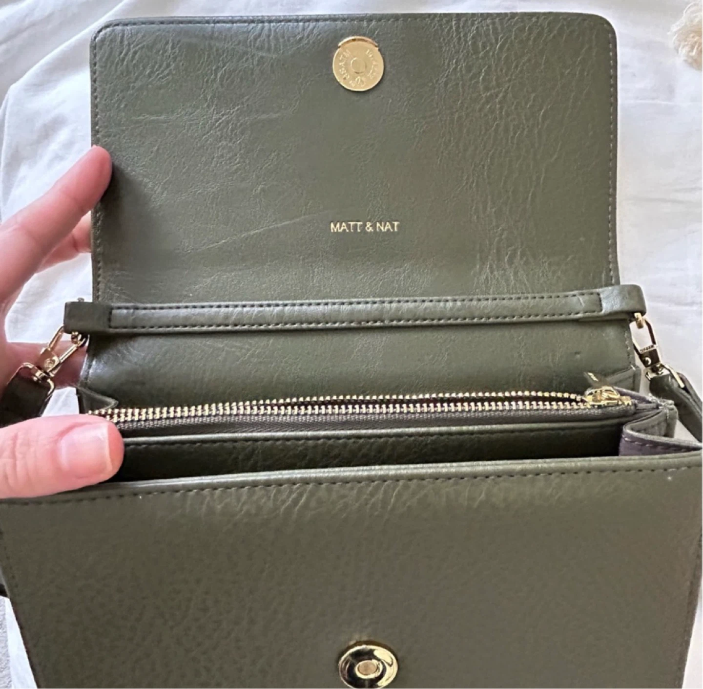 Matt & Nat Crossbody Bag - Olive Green - photo 4