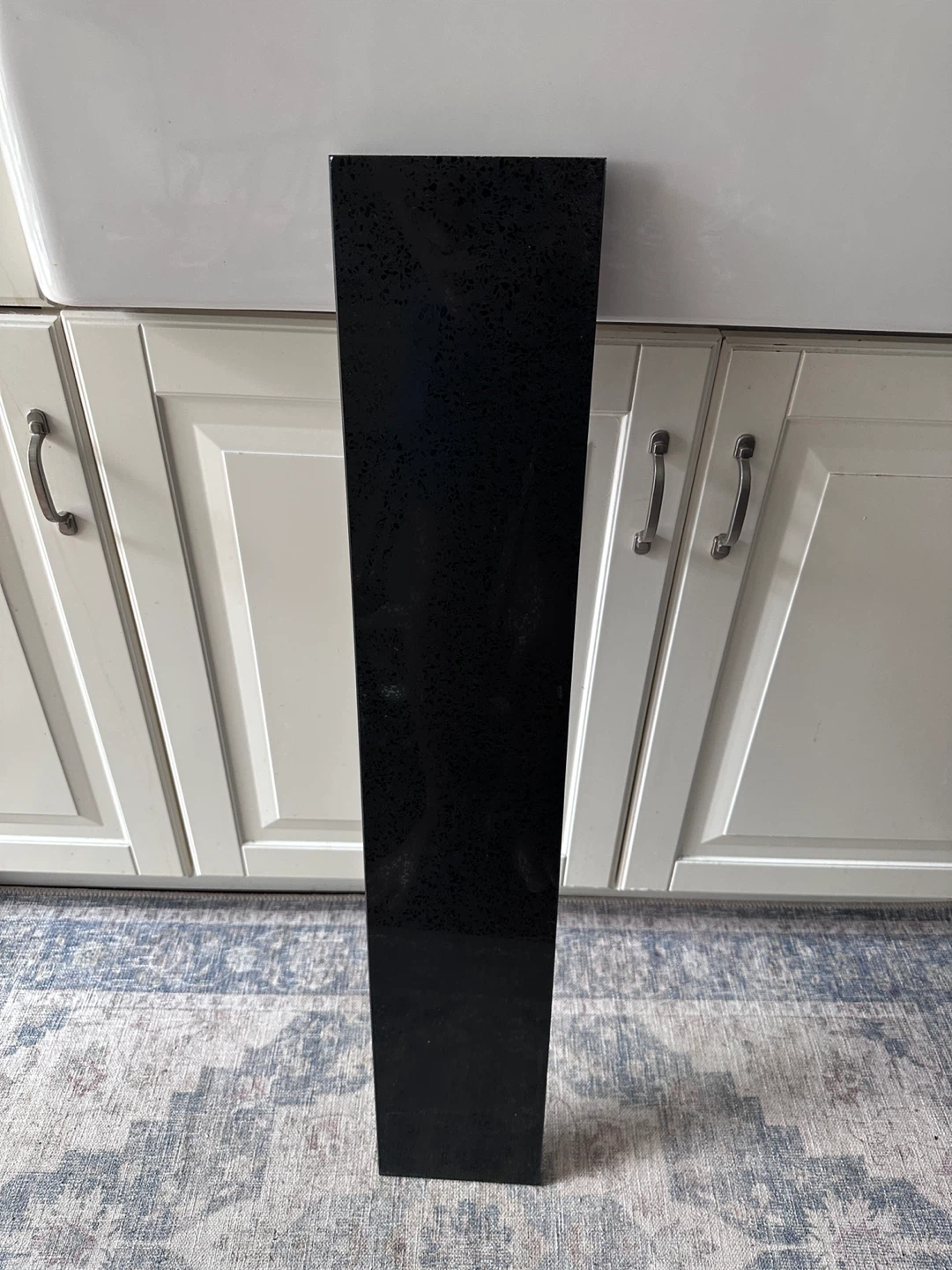 Black granite sill