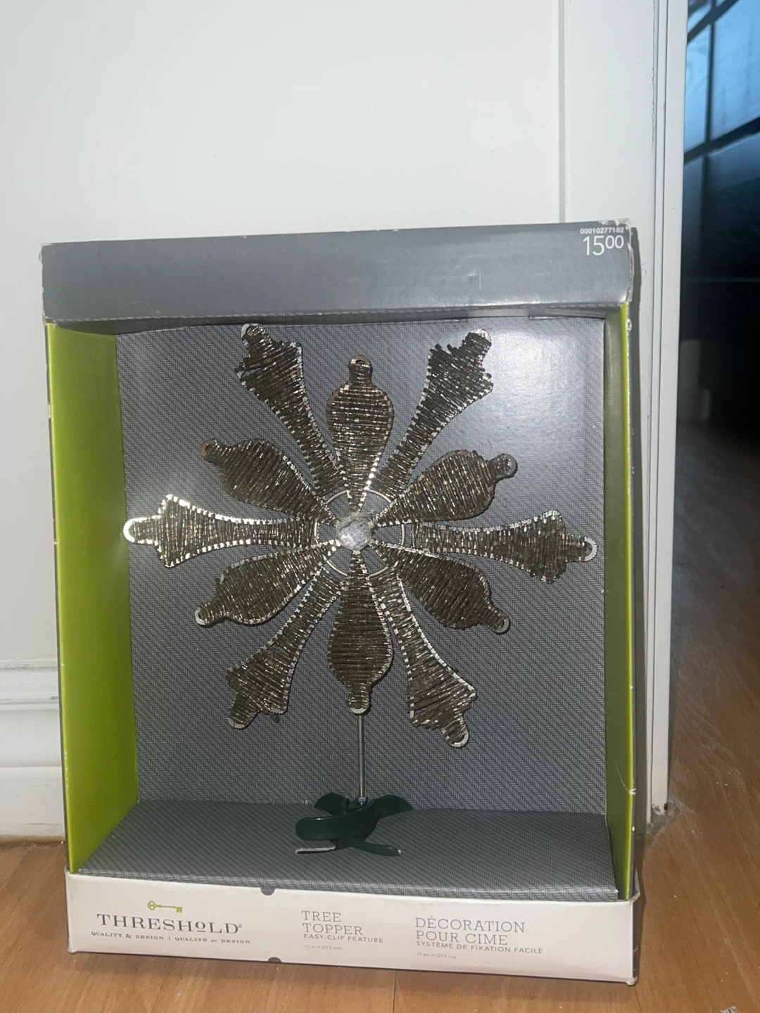 Threshold Snowflake Tree Topper - photo 2