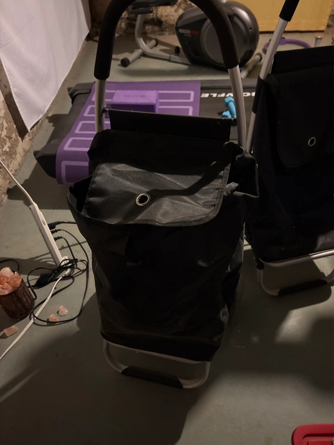 Black Polyester Shopping Cart - photo 4