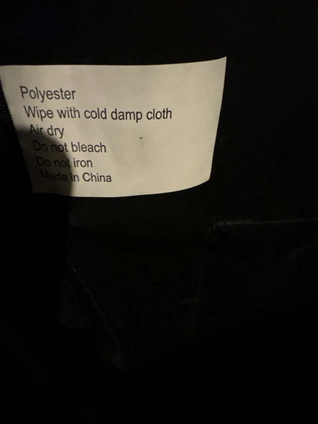 Black Polyester Shopping Cart